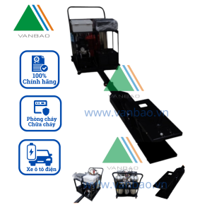 Lăng phun xuyên phá chữa cháy ô tô điện với dung tích dung dịch chữa cháy 60 lít